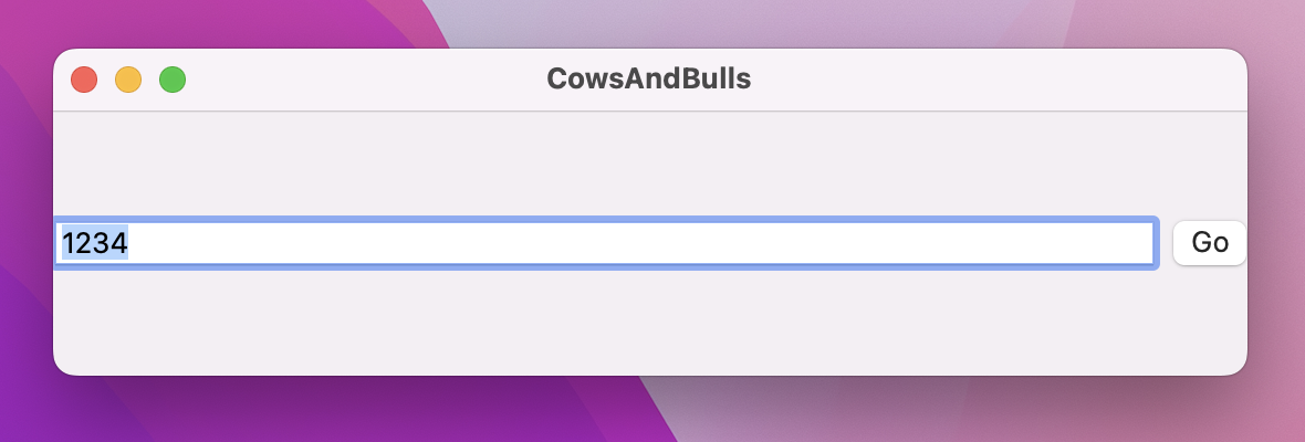 A very wide window with a very wide text field.