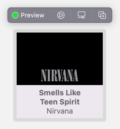 Our TrackView preview with some example data.