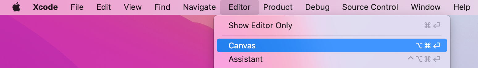 Show and hide the Preview by clicking Editor > Canvas in the menu bar.